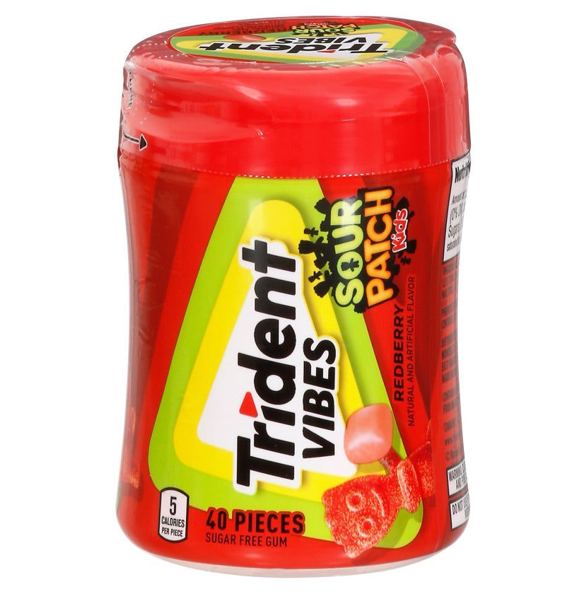Chicles Trident Sour Patch Redberry x40 Unidades