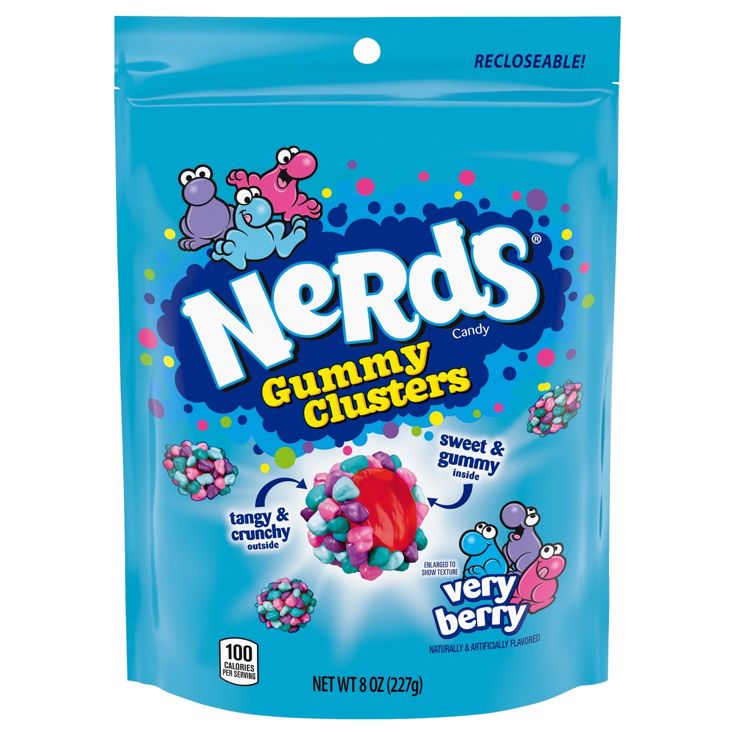 Nerds Gummy Cluster Very Berry Gomitas Grande 227g