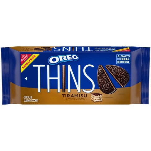 Oreo Thins Tiramisú Tamaño Familiar 333g