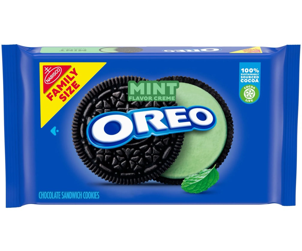Oreo Menta Tamaño Familiar 530g