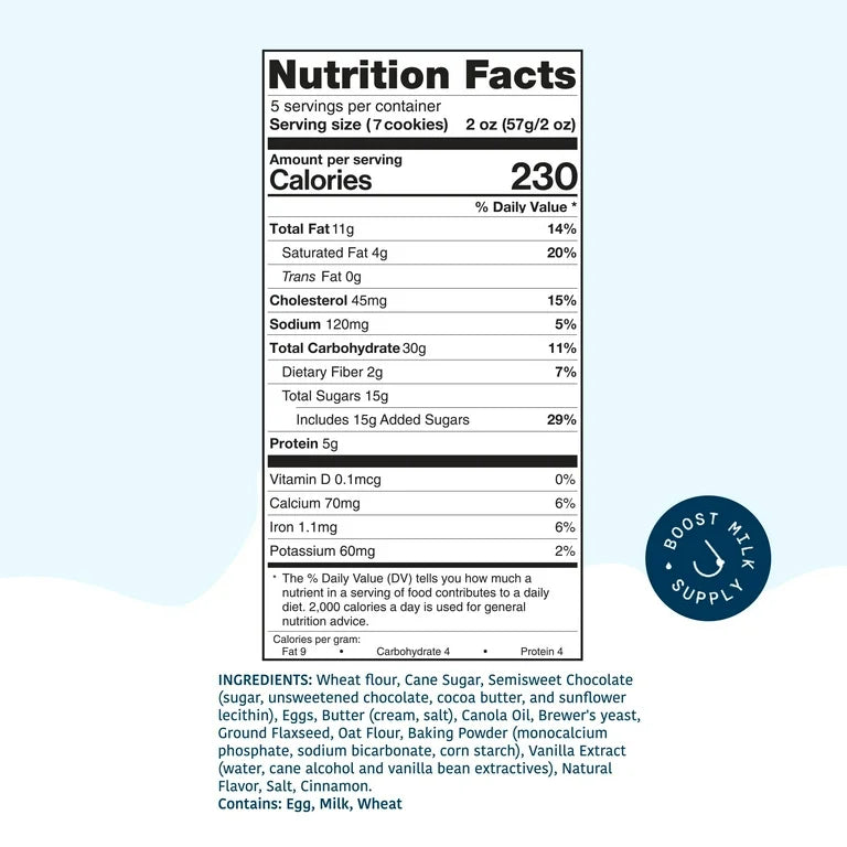 Galletas Chocolate Chip Lactation Cookies 283g