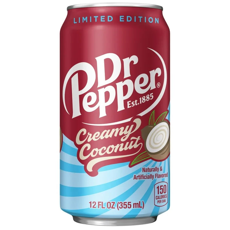 EDICIÓN LIMITADA: Dr Pepper Creamy Coconut 355 mL