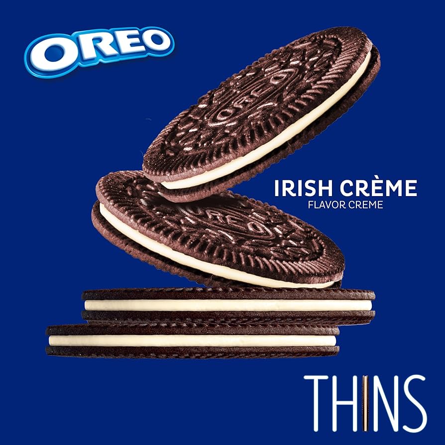 Oreo Thins Crema Irlandesa Tamaño Familiar 333g