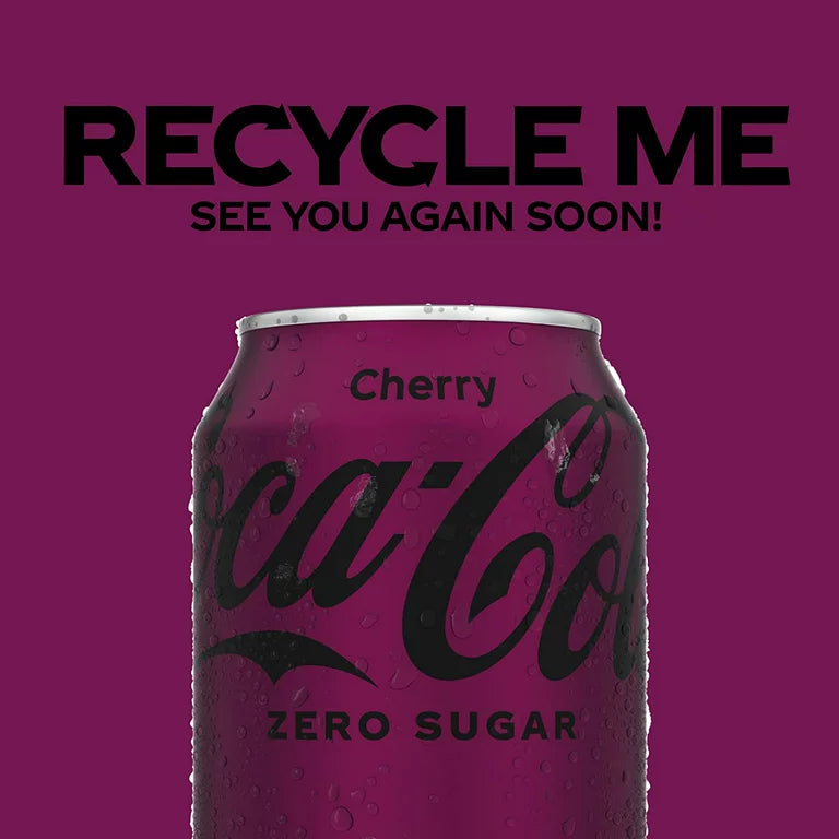 Coca Cola Cereza Sin Azúcar 355 mL