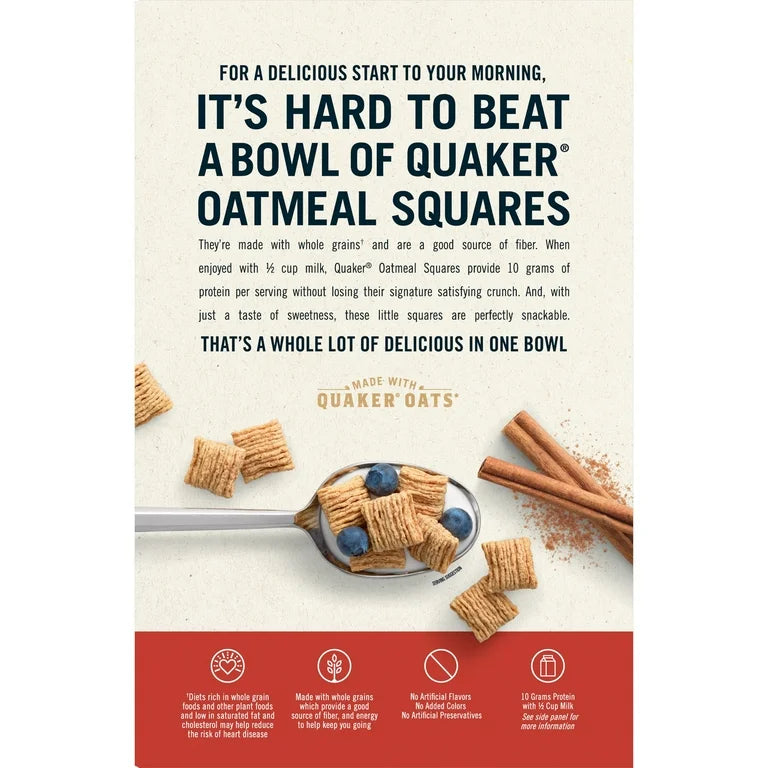 Cereal Crujiente Quaker Avena & Canela 596g