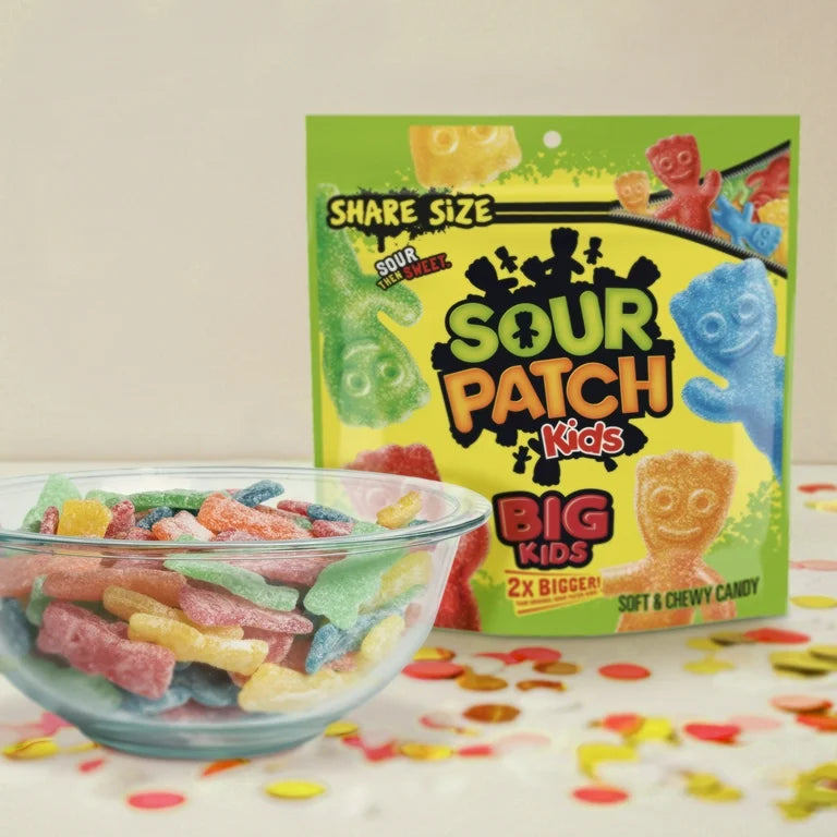 Gomitas Sour Patch BIG KIDS Extra Grande 340g