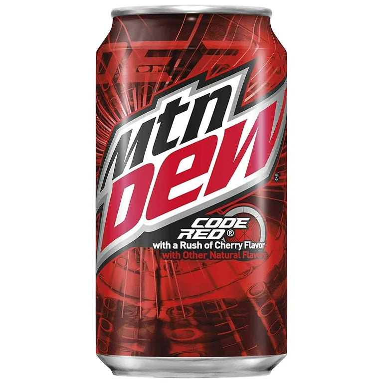 Mountain Dew Code Red Cereza 355 mL