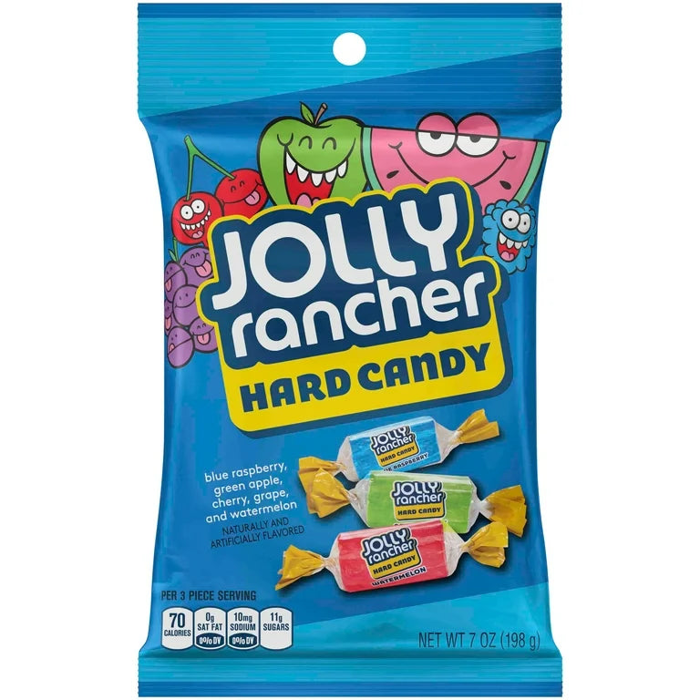 Caramelos Duros Jolly Rancher Surtidos Tamaño Grande 198g