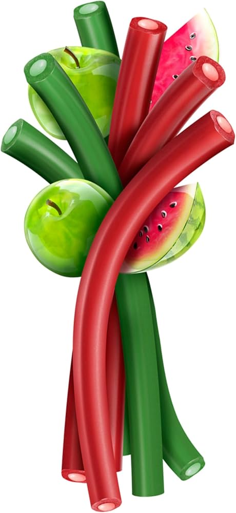 Jolly Rancher Ropes Sandía + Manzana Verde Tamaño Grande 170g