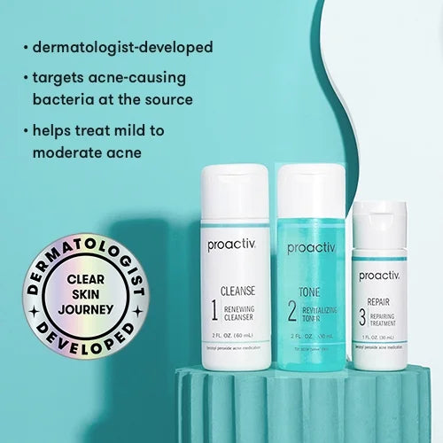 Tratamiento Acné Proactiv Cleanse + Tone + Repair Para 30 Días
