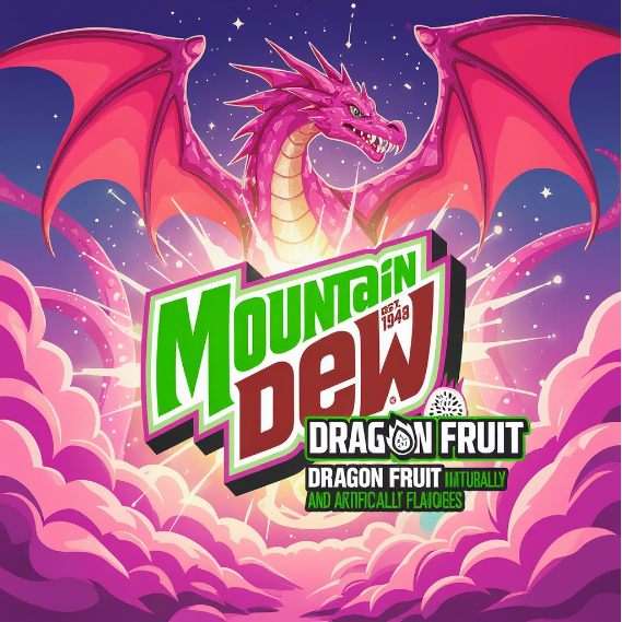 Mountain Dew Dragon Fruit 355 mL