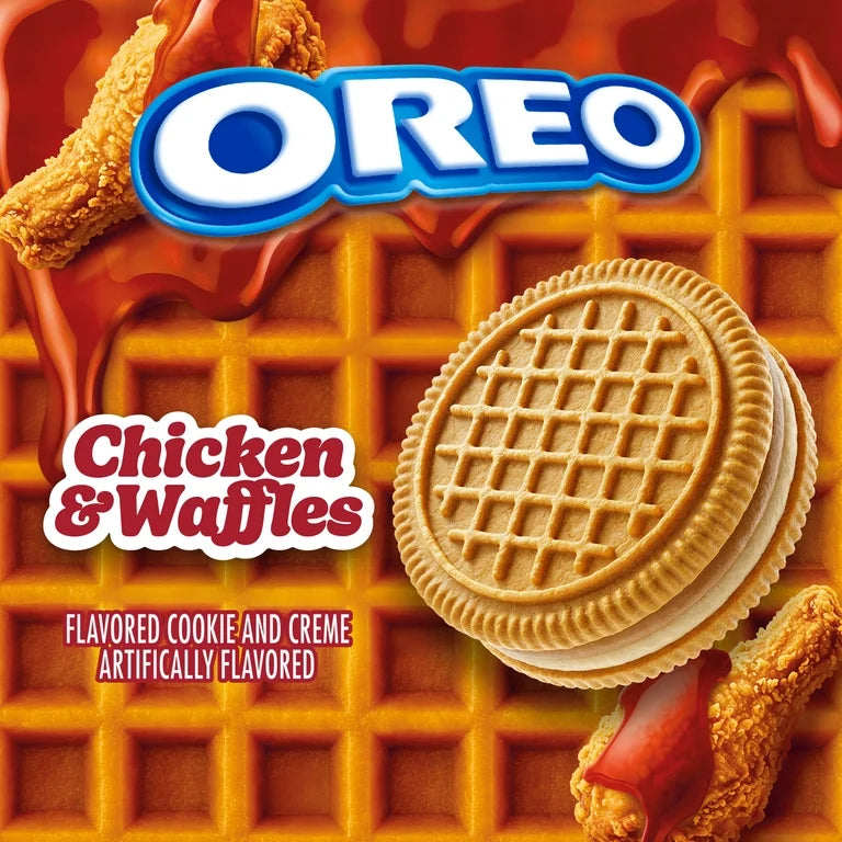 EDICIÓN LIMITADA: Oreo Chicken & Waffles Tamaño Grande 303g