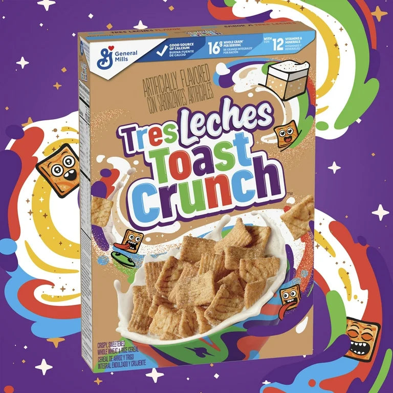 Cereal Cinnamon Toast Crunch Tres Leches Tamaño Familiar 530g