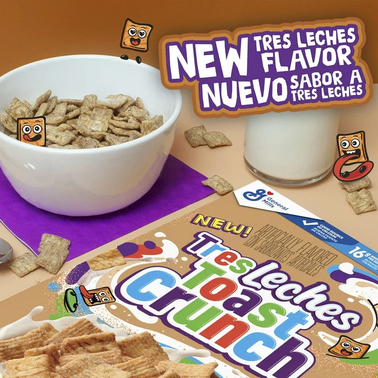 Cereal Cinnamon Toast Crunch Tres Leches Tamaño Familiar 530g