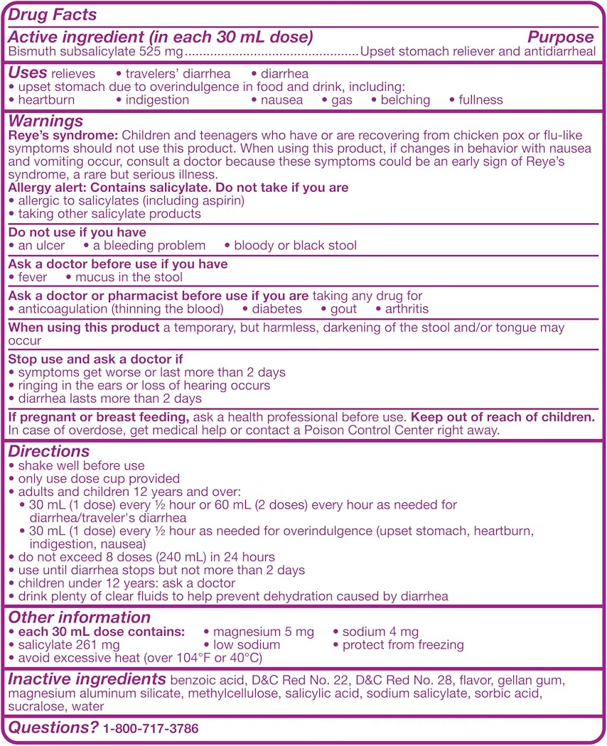 RELIEF: Pepto Bismol Líquido 5 Symptom 473 mL