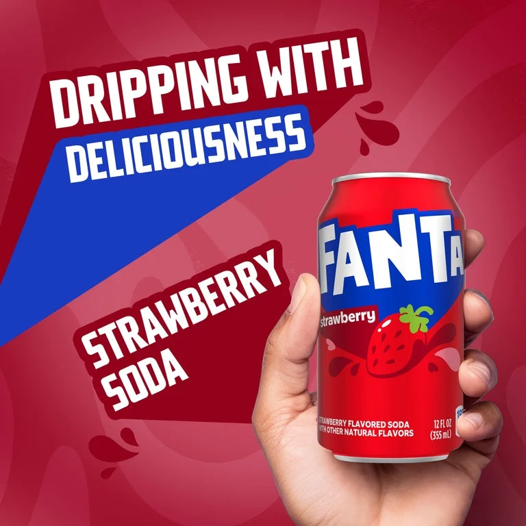 Fanta Sabor Fresa 355 mL