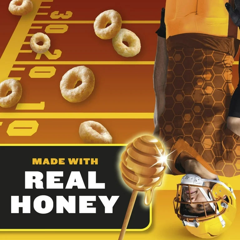 Cereal Proteico Gluten Free Honey Nut Cheerios Miel Tamaño Familiar 530g