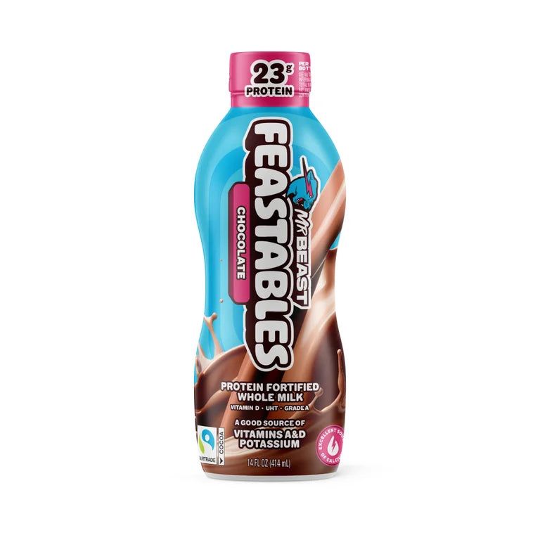 Leche Fortificada Chocolate Mr Beast Feastables 414 mL