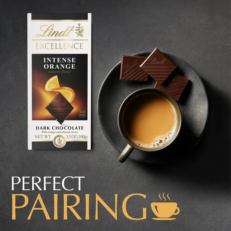 Lindt Excellence Intense Orange Dark Chocolate 100g