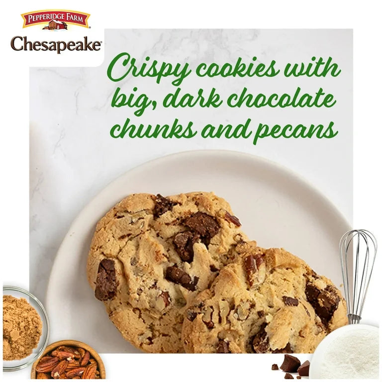 Galletas Pepperidge Farm Chesapeake Dark Chocolate Pecan Tamaño Grande 204g