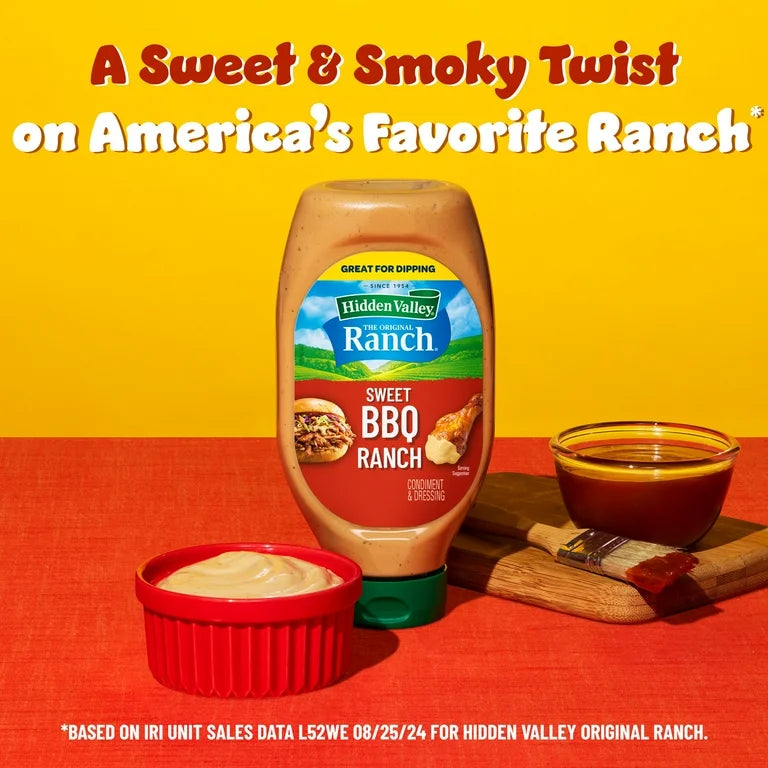 Salsa Hidden Valley Ranch Sweet BBQ Ranch Tamaño Grande 591 mL