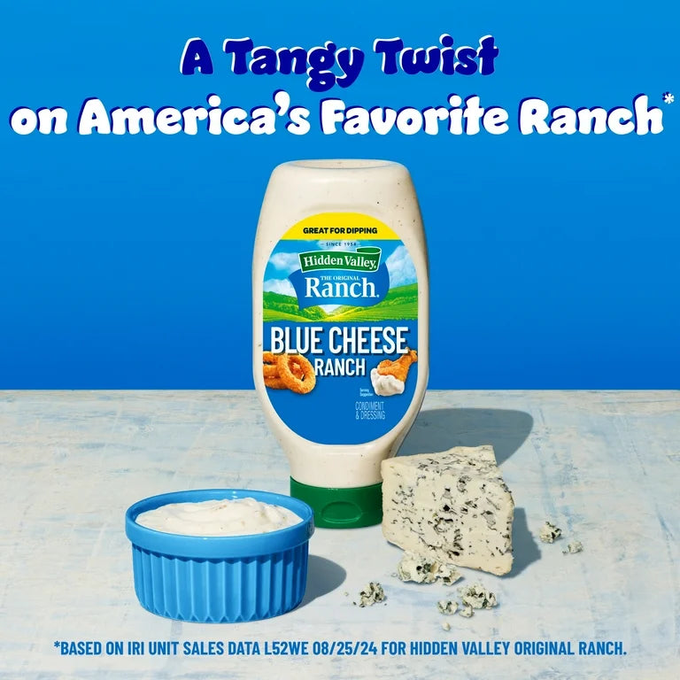 Salsa Hidden Valley Ranch Blue Cheese Ranch Tamaño Grande 591 mL