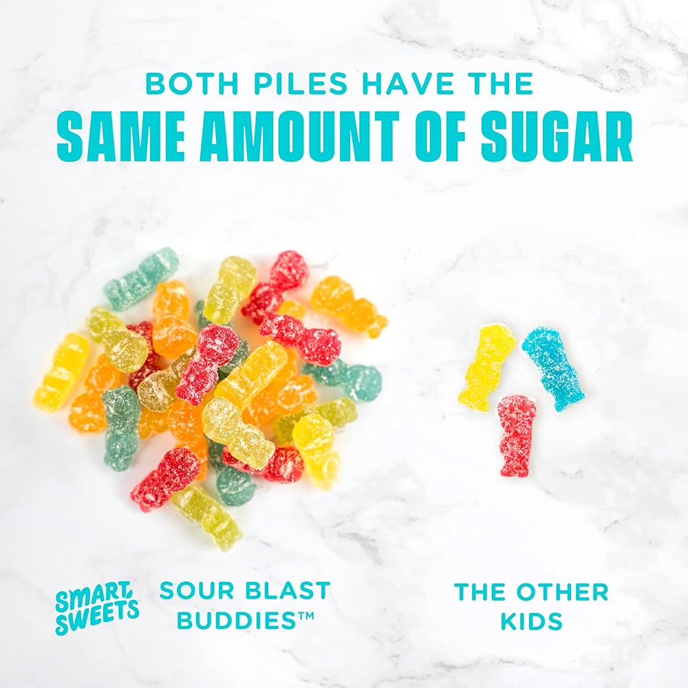 Gomitas Ácidas Smart Sweets Bajo en Azúcares 50g