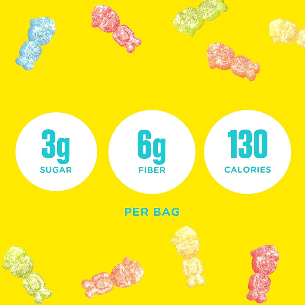 Gomitas Ácidas Smart Sweets Bajo en Azúcares 50g