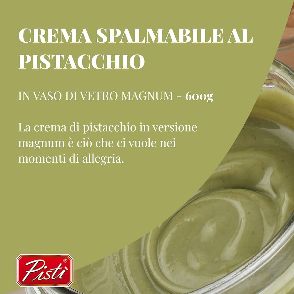 Crema Esparcible Pisti Pistacho de Sicilia 600g