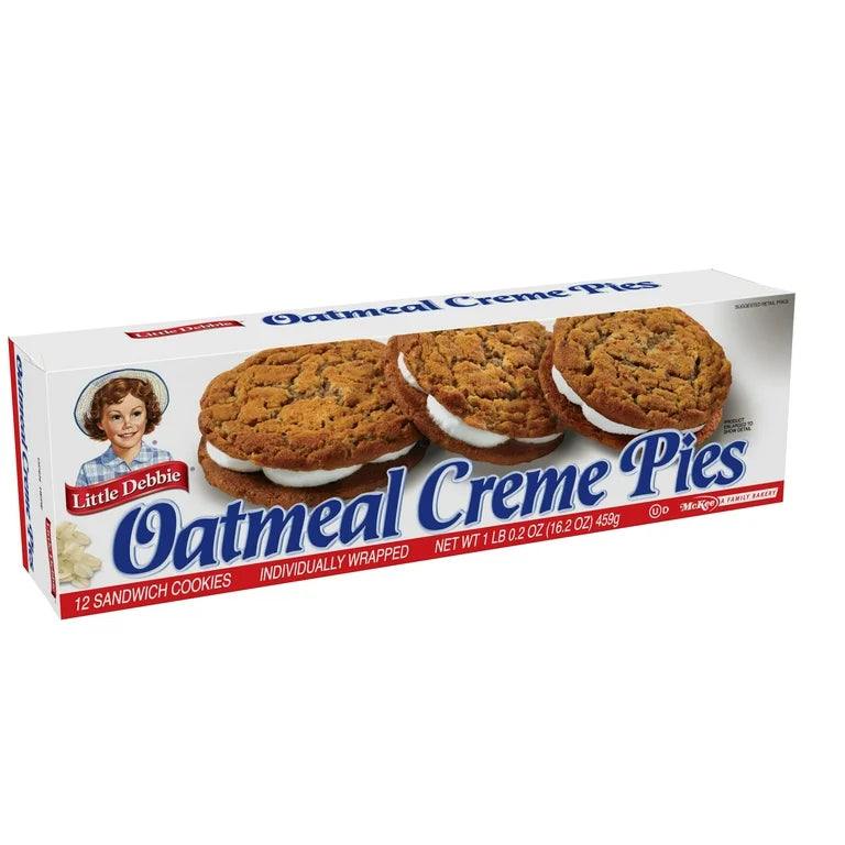 Pasteles Little Debbie Rellenos Avena x12 Unidades - 459g