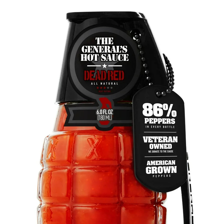 Salsa Picante The General’s Hot Sauce Dead Red 180 mL