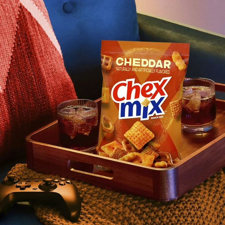 Mezcla Snacks Chex Mix Cheddar Tamaño Familiar 382g