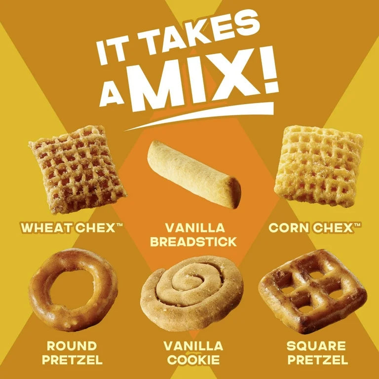 Mezcla Snacks Chex Mix Honey Nut Tamaño Familiar 382g