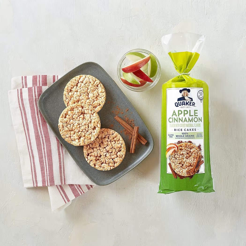 Pasteles de Arroz Quaker Rice Cakes Apple Cinnamon 185g