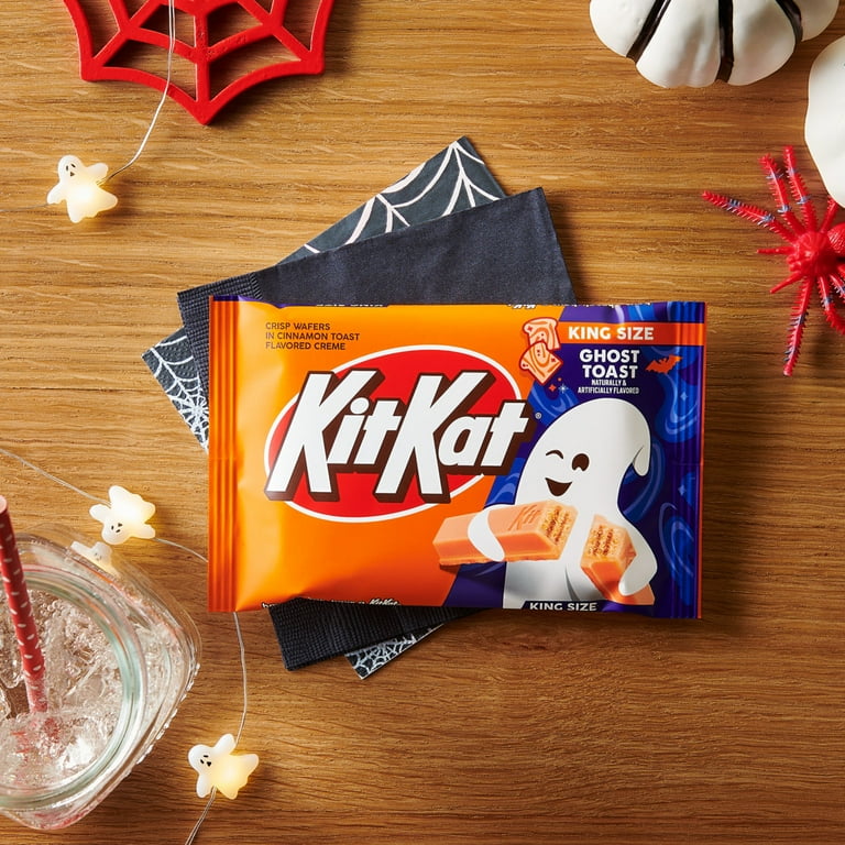 HALLOWEEN: Kit Kat Ghost Toast Canela Tamaño King Size 85g