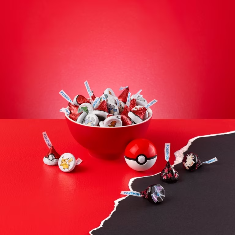 EDICIÓN LIMITADA: Hershey’s Kisses Pokemon Milk Chocolate 255g