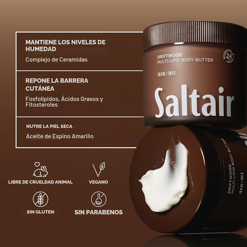 Mantequilla Hidratante Corporal Saltair Driftwood Multi-Lipid Body Butter 283g