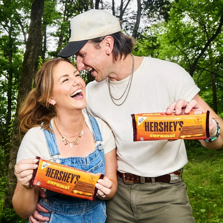Chocolate Hershey’s Relleno Caramelo Tamaño Grande 238g - 6 Unidades