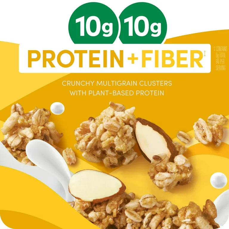 Cereal Kashi GO Almendra, Miel, Lino Crunch 10g Proteína 10g Fibra - 501g