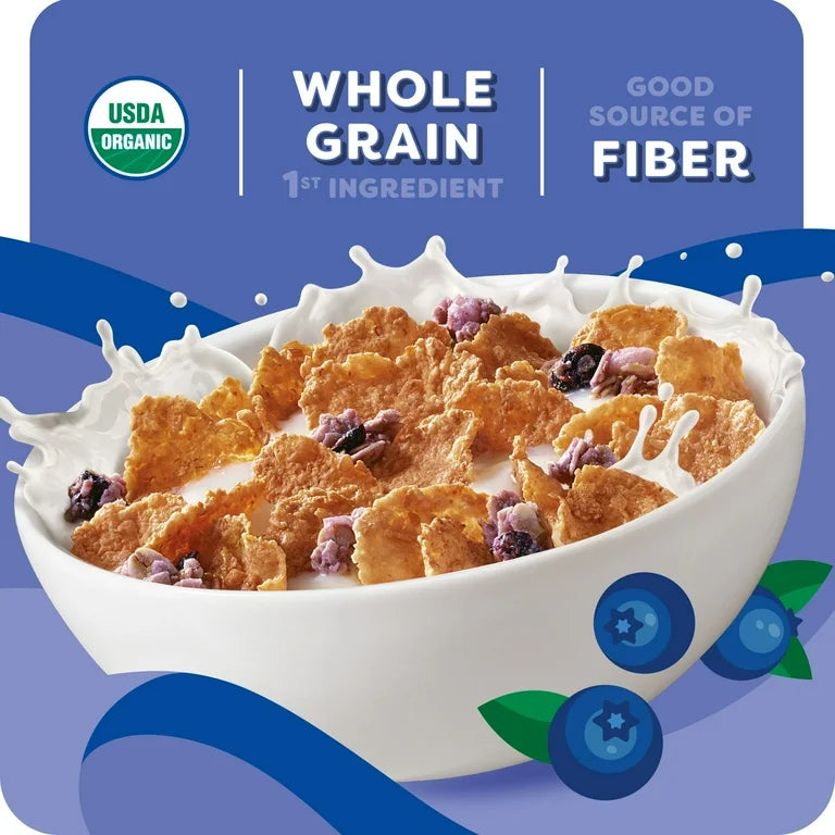 Cereal Kashi Organic Blueberry Clusters Tamaño Grande 487g
