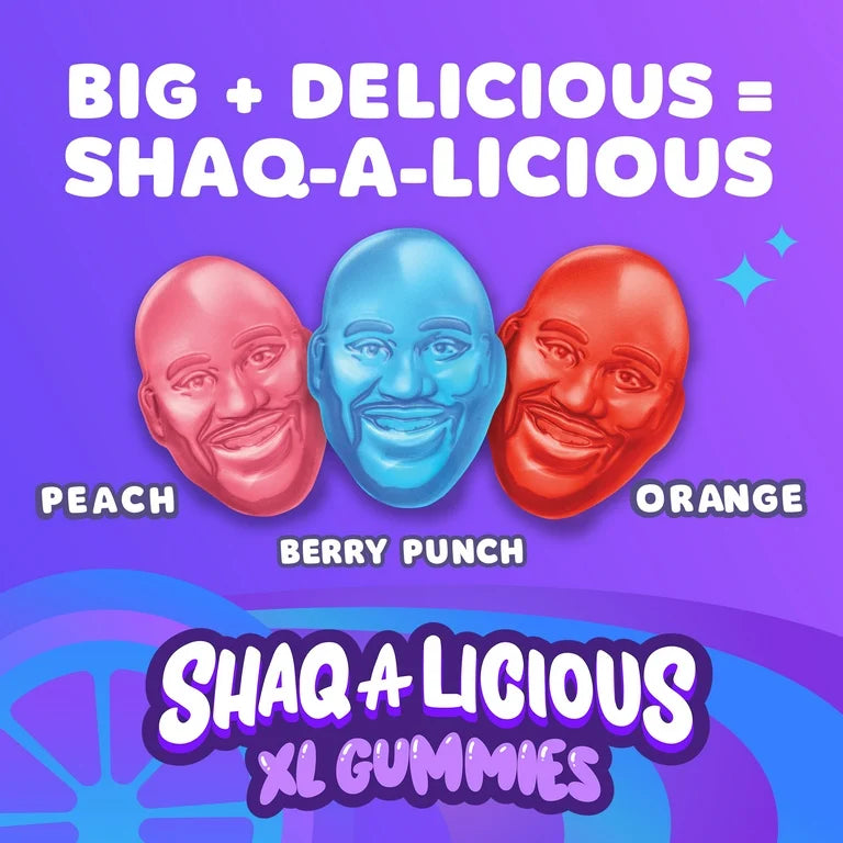 Gomitas Shaq-A-Licious XL Gummies Original Tamaño Grande 175g