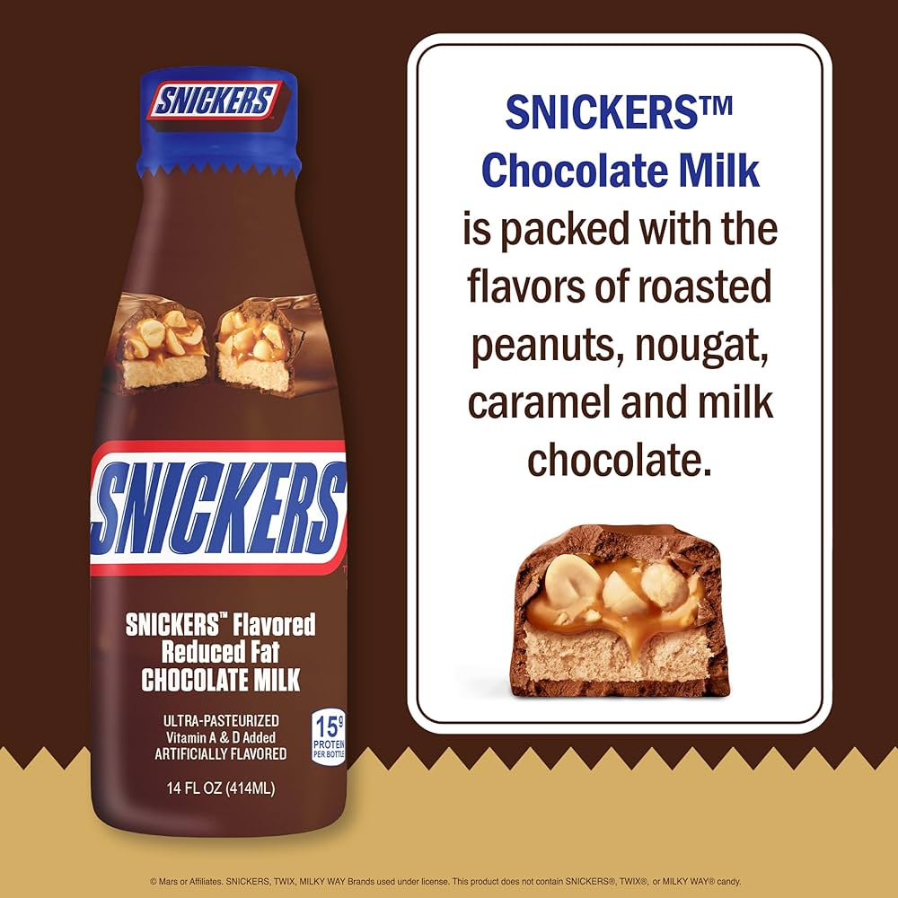 Leche Chocolate Snickers 414 mL