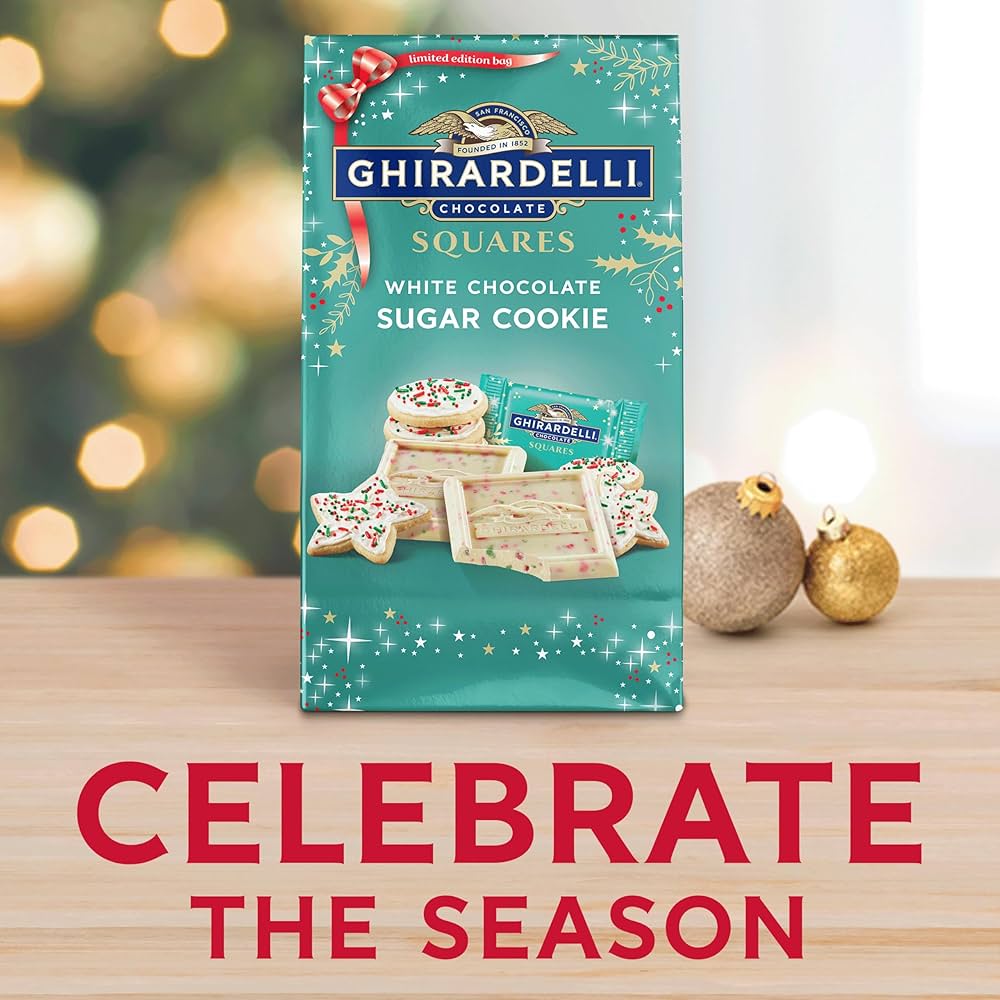 NAVIDAD: Chocolates Ghirardelli White Chocolate Sugar Cookie 191g
