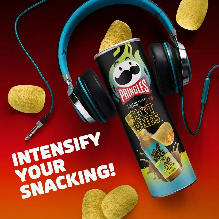 Pringles Hot Ones Los Calientes Verde 155g