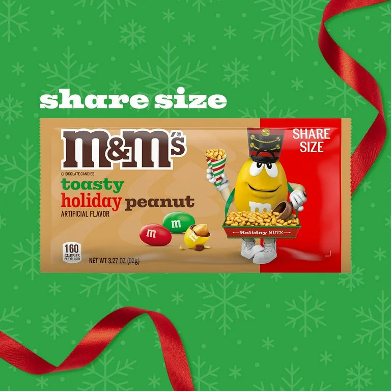 NAVIDAD: M&M’S Maní Tostado Toasty Holiday Peanut 92g
