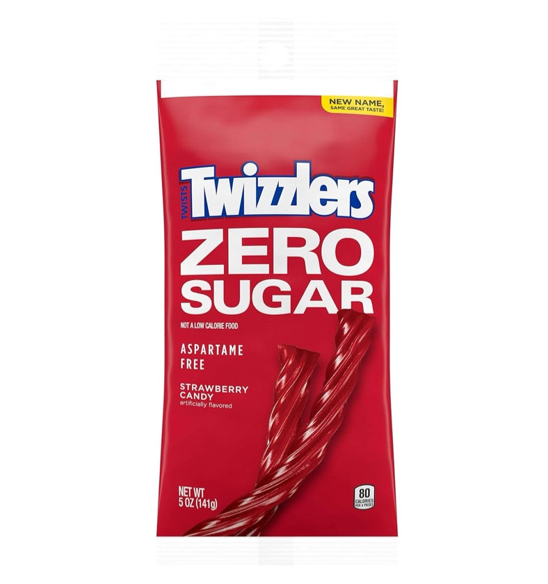 Dulce Twizzlers Fresa Sin Azúcar Tamaño Grande 141g
