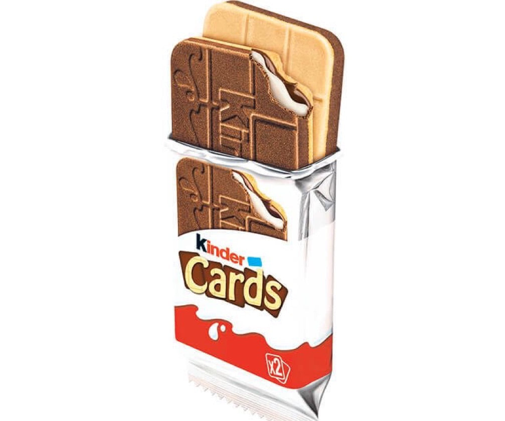 Galletas Rellenas Kinder Cards x2