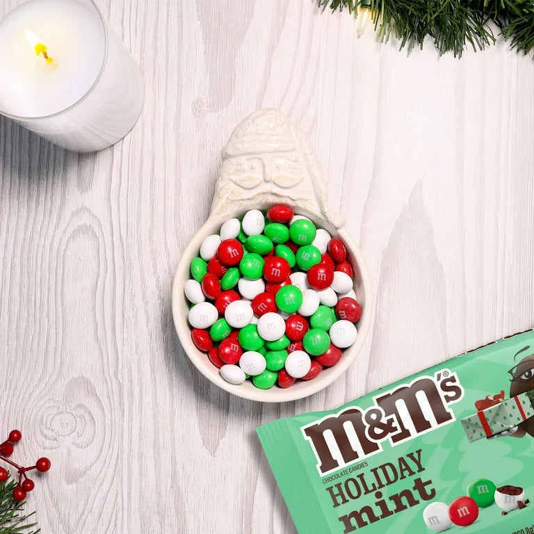 NAVIDAD: Chocolates Menta M&M’S Holiday Mint Tamaño Grande 260g