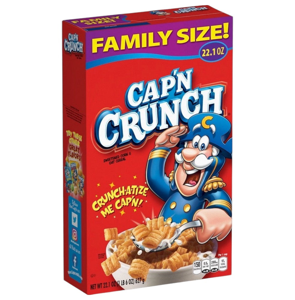 Cereal Capitan Crunch Tamaño Familiar 627g