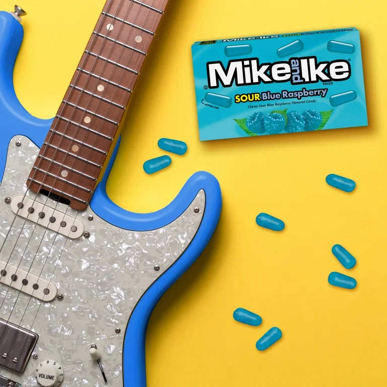 Mike and Ike Mega Sour Blue Raspberry 120g